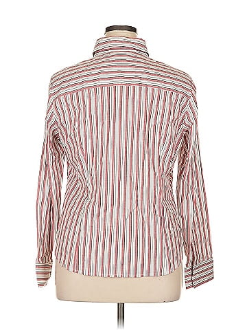 Liz & Co. Long Sleeve Button-Down Shirt (view 2)
