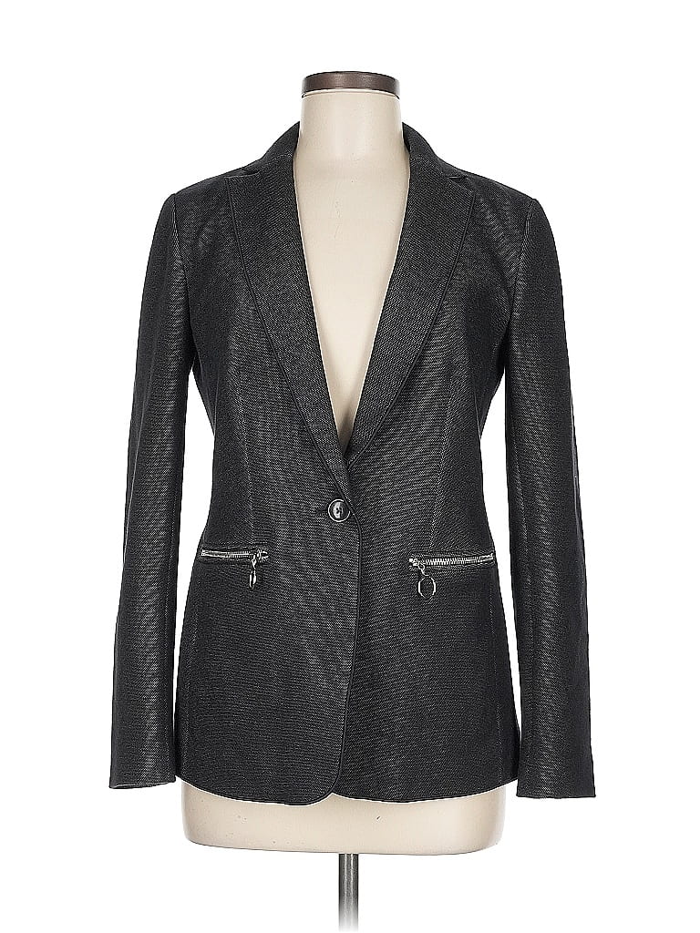 Pre-owned Ann Taylor Blazer Jacket In Black