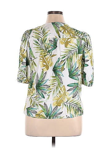 Sigrid Olsen Short Sleeve Blouse (view 2)