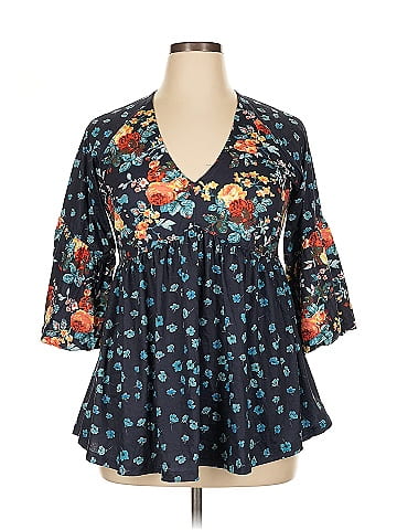 Suzanne Betro 3/4 Sleeve Blouse (view 1)