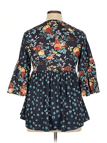 Suzanne Betro 3/4 Sleeve Blouse (view 2)