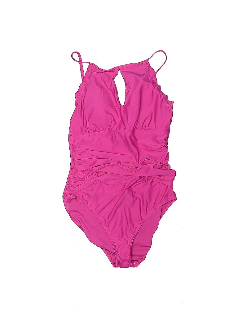 Ellen Tracy Ruffle Tankini Swimsuit Size 14
