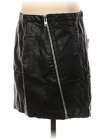 Akira Chicago Black Label Faux Leather Skirt (view 1)