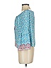 Nanette Lepore Blue 3/4 Sleeve Blouse Size 2 - photo 5
