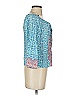 Nanette Lepore Blue 3/4 Sleeve Blouse Size 2 - photo 4