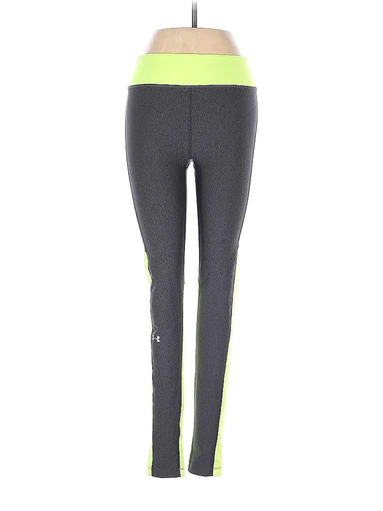 Pre-owned Under Armour Active Pants In Green