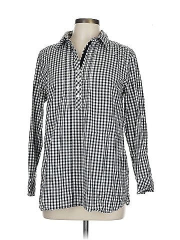 Indigo Long Sleeve Button-Down Shirt (view 1)