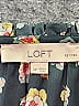 Ann Taylor LOFT 100% Polyester Floral Black Casual Dress Size S (petite) - photo 3