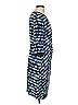 Taylor Print Blue Cocktail Dress Size 10 - photo 4