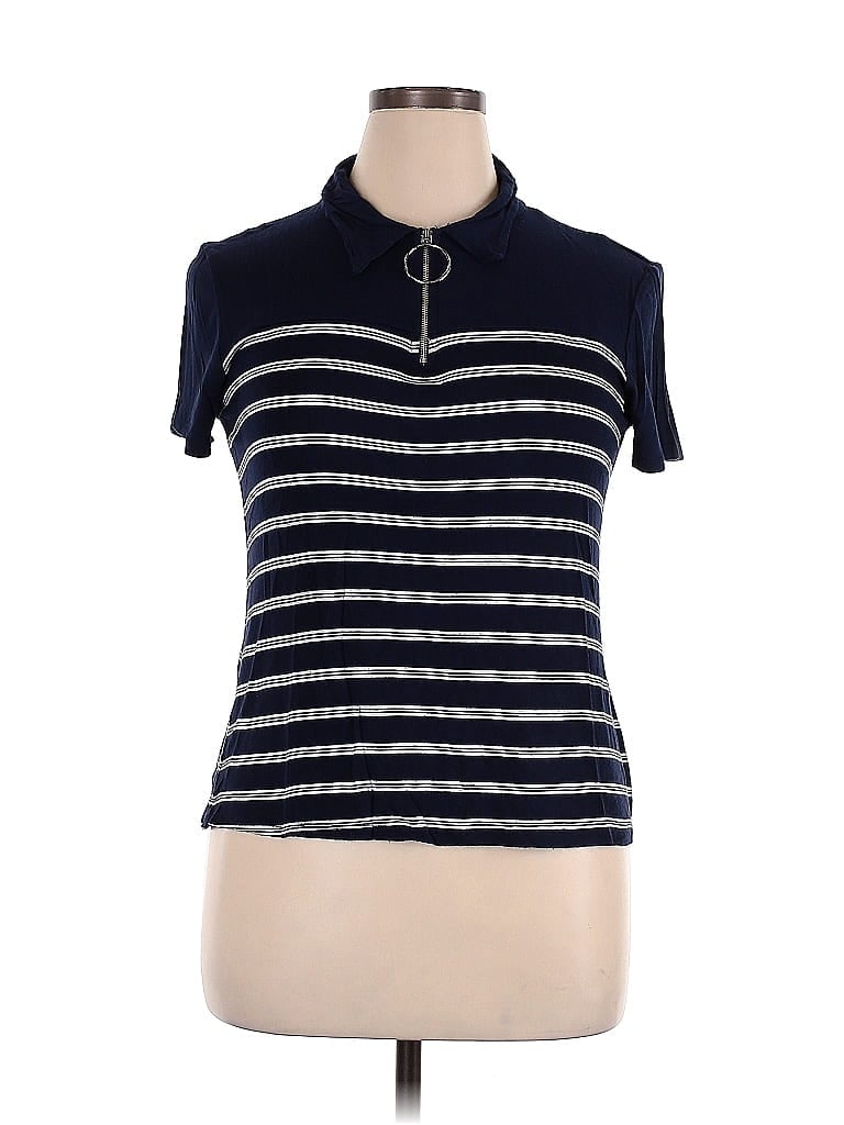 Espresso Blue Short Sleeve Top Size XL (estimated) - photo 1