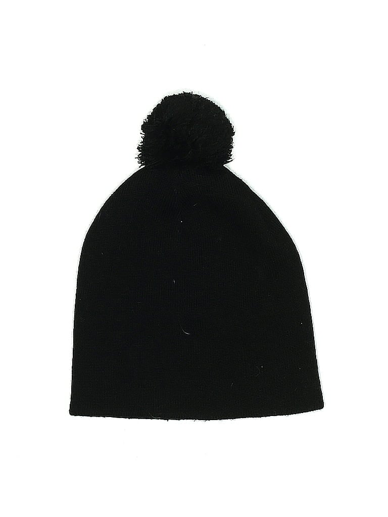Pre-owned Unbranded Beanie Hat In Black