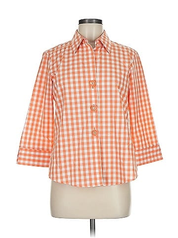 Foxcroft 3/4 Sleeve Button-Down Shirt (view 1)