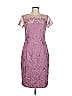David Meister 100% Polyester Pink Cocktail Dress Size 10 - photo 1