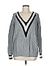 Joan Vass 100% Cotton Gray Pullover Sweater Size M - photo 1