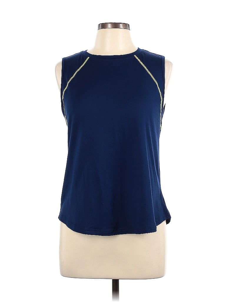Terez Blue Sleeveless T-Shirt Size L - photo 1