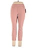 Utopia Solid Pink Casual Pants Size L - photo 1