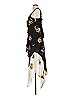A.L.C. 100% Silk Floral Black Cocktail Dress Size 4 - photo 5