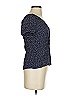 J.Crew 100% Viscose Polka Dots Blue Short Sleeve Blouse Size 00 - photo 4