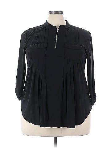 Ashley Blue 3/4 Sleeve Blouse (view 1)