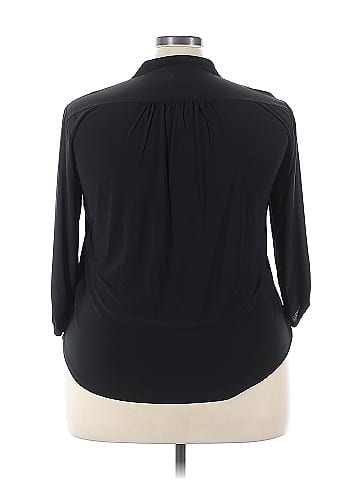 Ashley Blue 3/4 Sleeve Blouse (view 2)