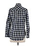 J.Crew 100% Cotton Plaid Blue Long Sleeve Button-Down Shirt Size 2 - photo 2