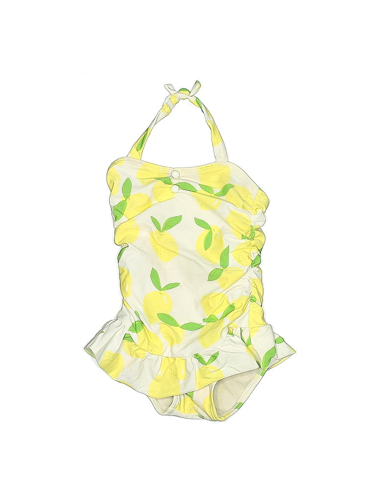 Janie and Jack Print Yellow One Piece Swimsuit Size 12-18 mo - 52% off ...
