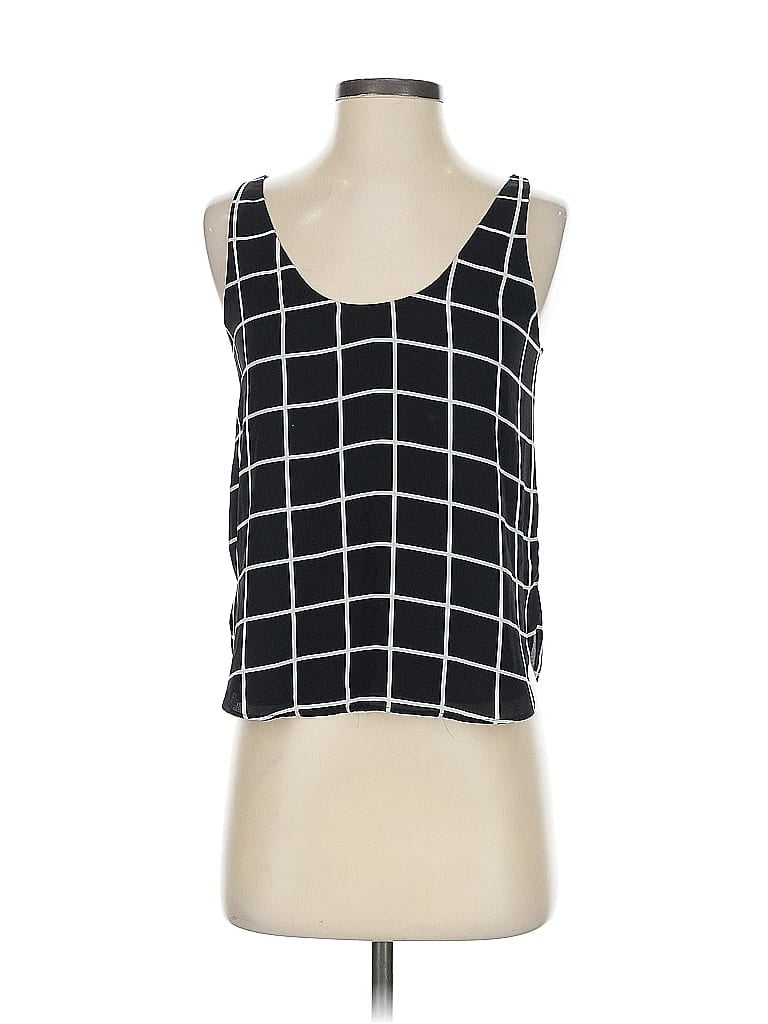 Pre-owned Ann Taylor Loft Sleeveless Blouse In Black