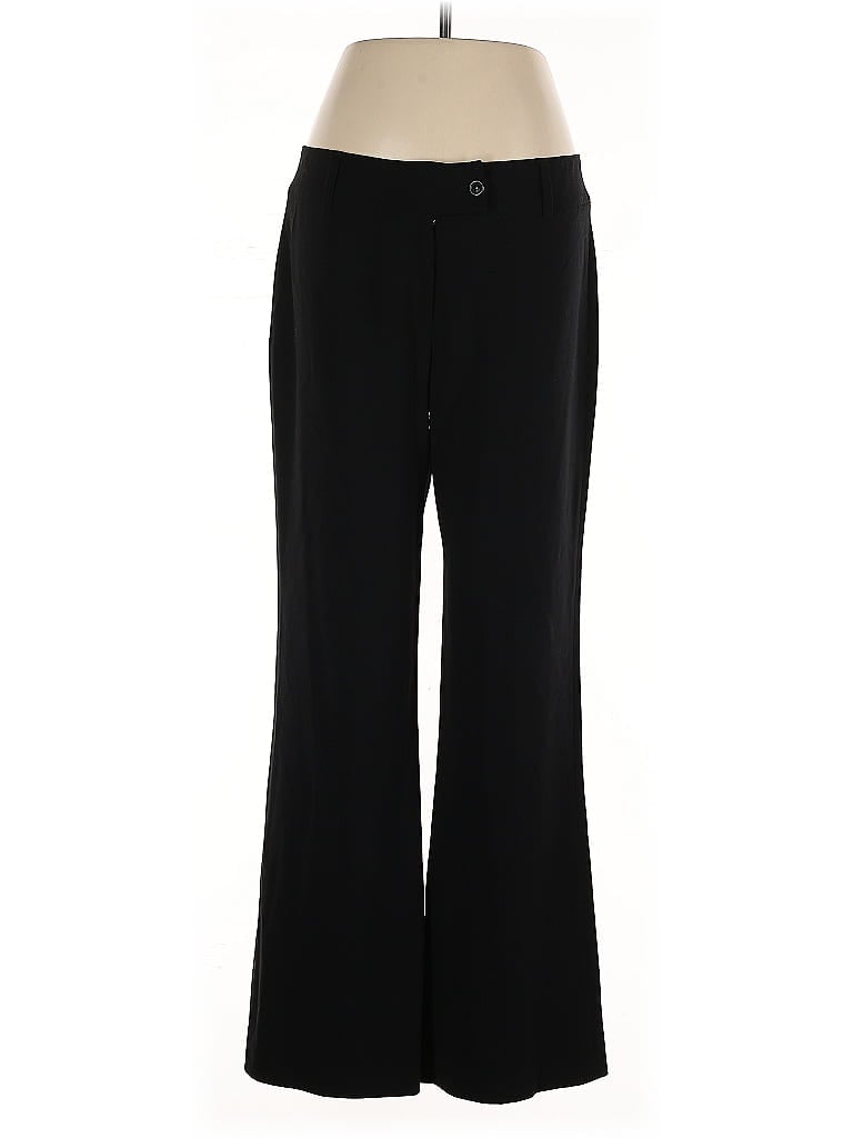 Piazza Sempione Black Wool Pants Size EU (IT) 44 / US 8 - photo 1