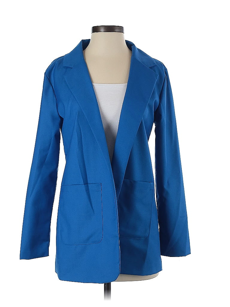 Pre-owned Unbranded Blazer Jacket In Blue
