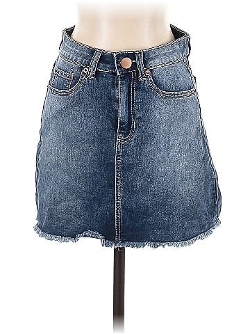 No Boundaries Denim Skirt (view 1)