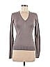 Les Copains Metallic Gray Tan Pullover Sweater Size EU 42 / US 12 - photo 1