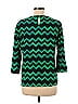 Peach Love Cream California 100% Polyester Green 3/4 Sleeve Top Size M - photo 2