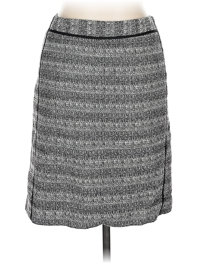 Pre-owned Liz Claiborne Casual Skirt In Gray
