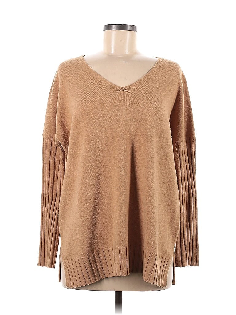 Pre-owned French Connection Pullover Sweater In Brown