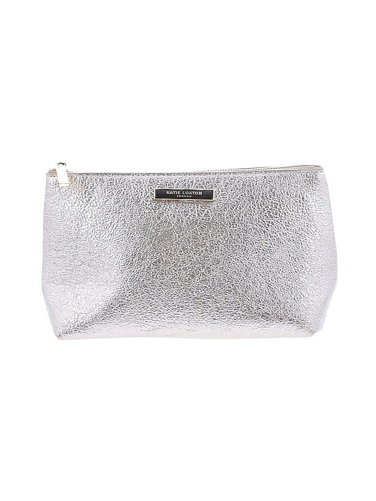 KATIE LOXTON Silver Gold Makeup Bag One size - photo 1