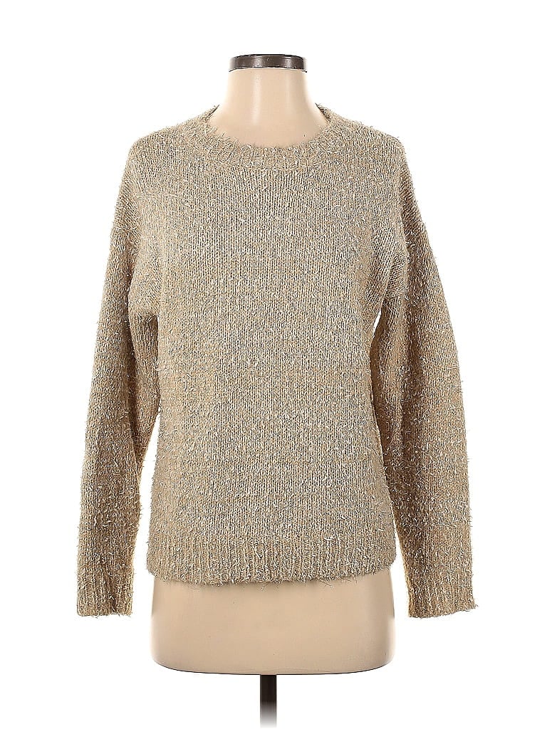 Pre-owned Hem & Thread Pullover Sweater In Brown