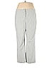 Le Suit 100% Polyester Chevron-herringbone Gray Dress Pants Size 14 - photo 1