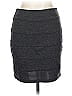 Basic House Solid Gray Casual Skirt Size L - photo 1