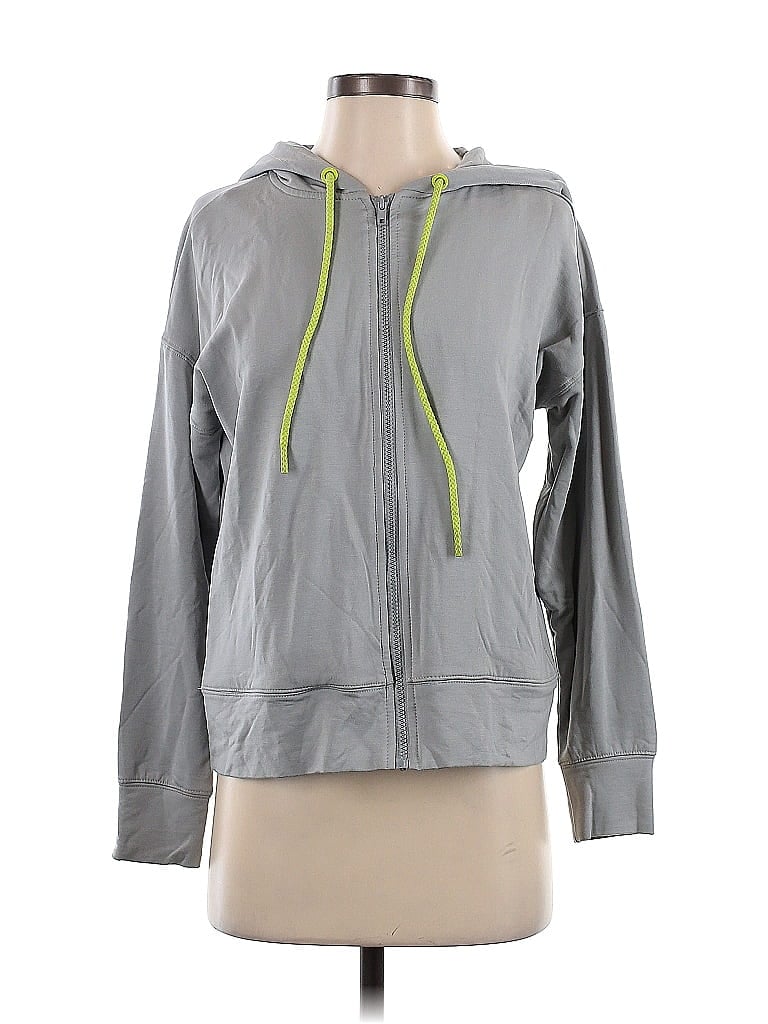 Terez Gray Zip Up Hoodie Size S - photo 1