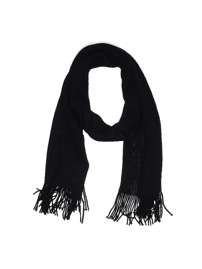 Pre-owned Assorted Brands Scarf In Black