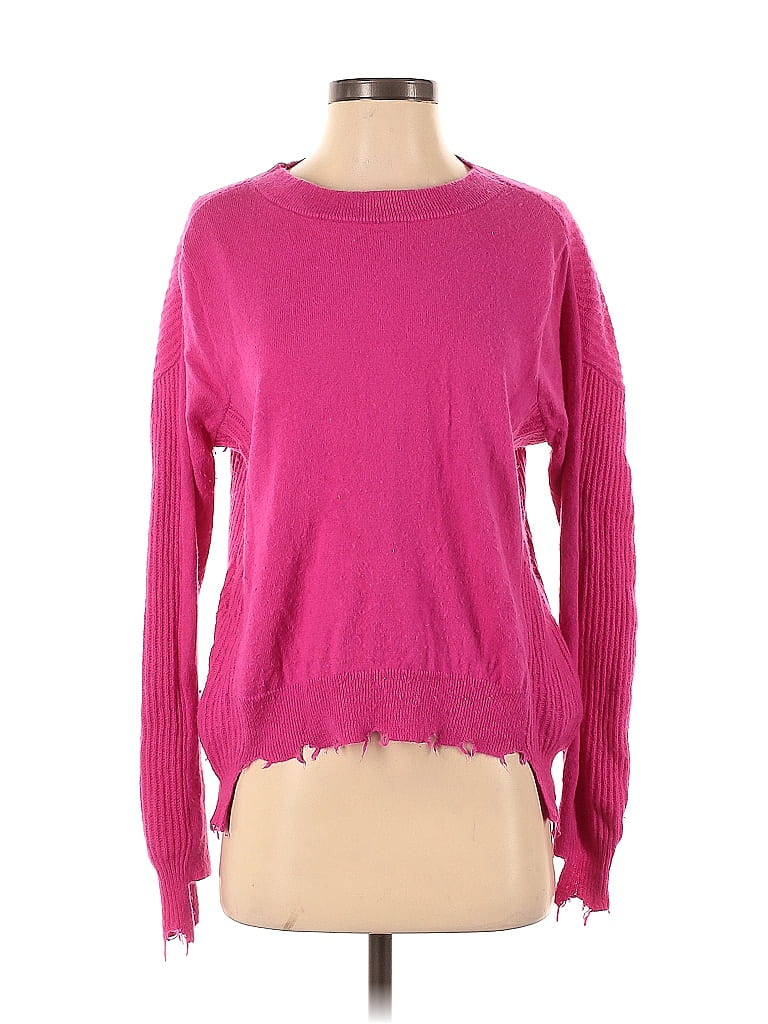 Pre-owned Splendid Pullover Sweater In Pink