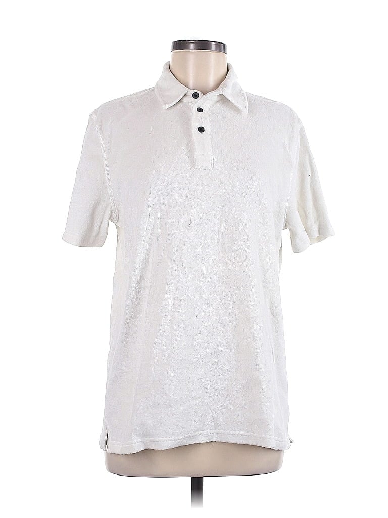Pre-owned Rails Short Sleeve Top White Collared Neckline Tops