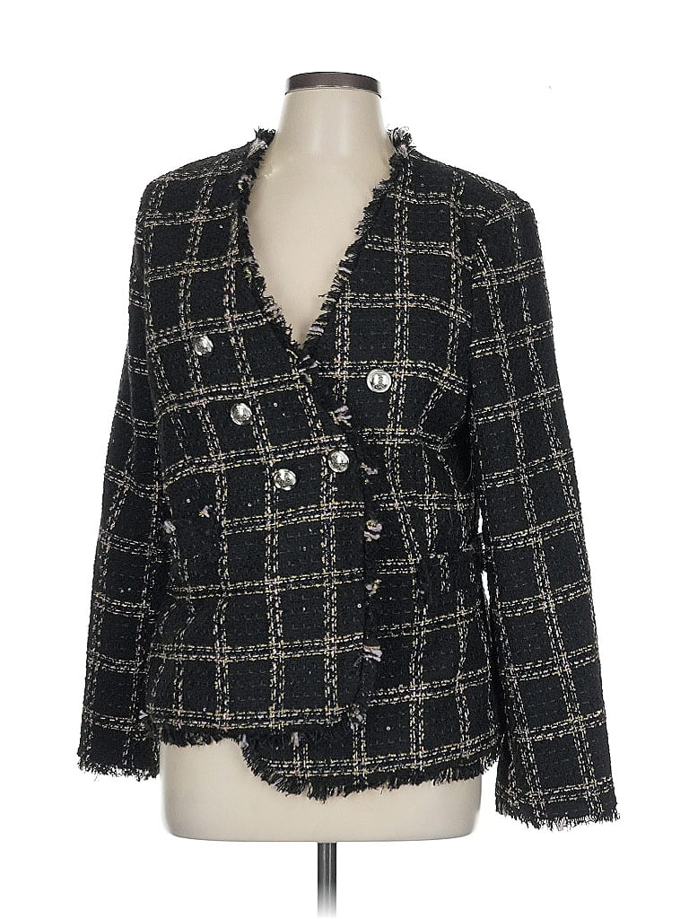 Robertson Rodeo Robertson & Rodeo Tweed Black Blazer Size L - 68% off | ThredUp