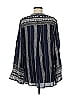 Elan 100% Rayon Blue Long Sleeve Blouse Size M - photo 2
