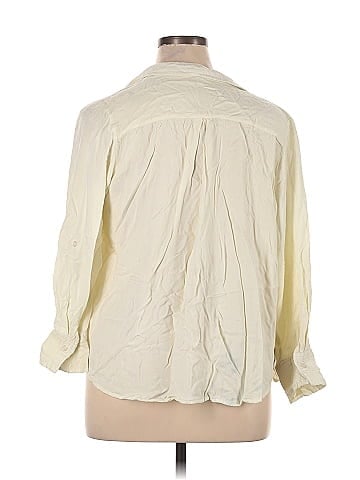 Velvet Heart 3/4 Sleeve Button-Down Shirt (view 2)