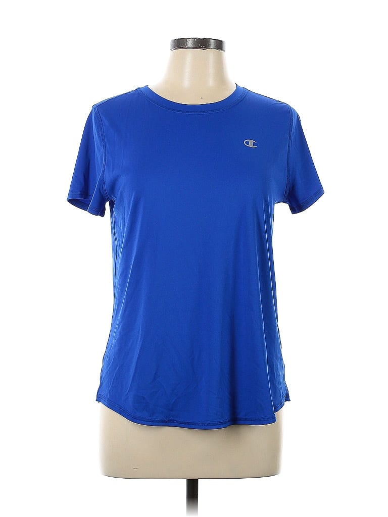 Pre-owned Champion Active T-shirt In Blue
