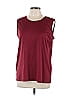 Gold Coast 100% Polyester Burgundy Sleeveless T-Shirt Size L - photo 1