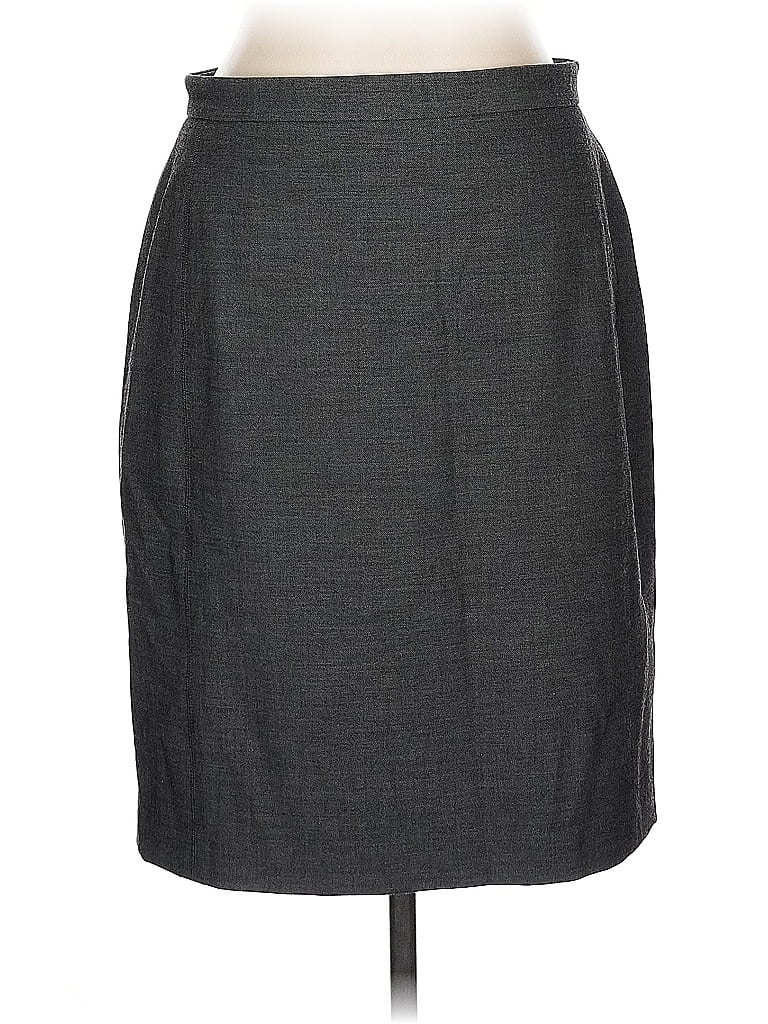 Pre-owned Ann Taylor Formal Skirt In Gray