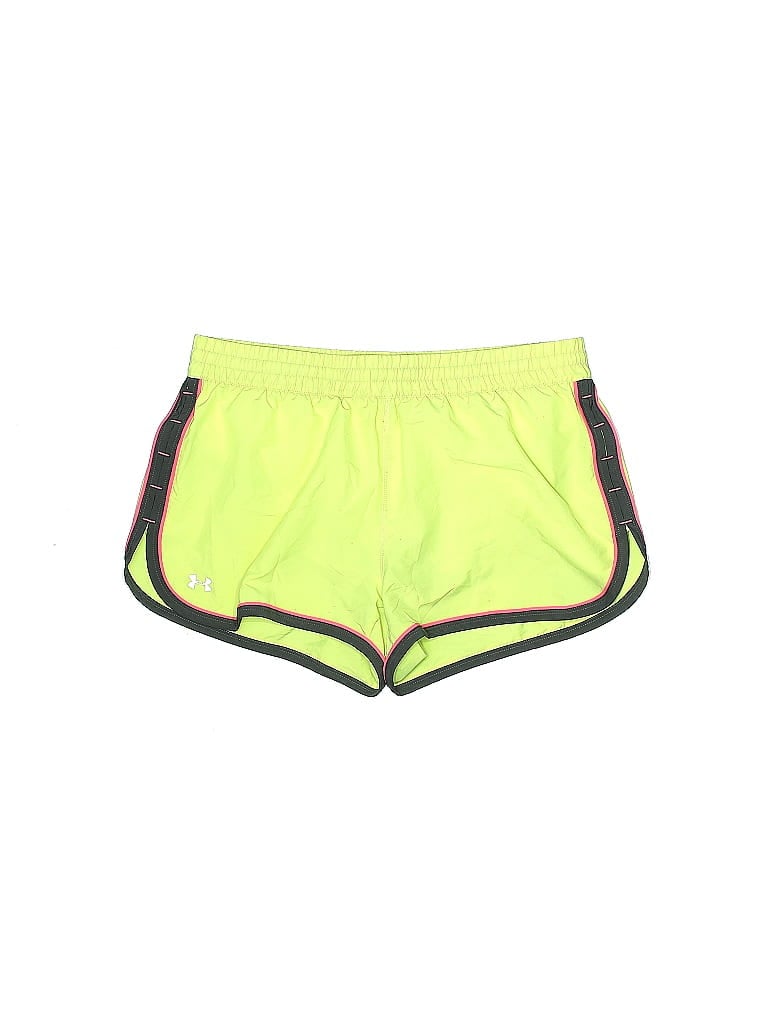 Under Armour Color Block Green Athletic Shorts Size M - photo 1