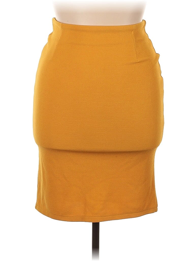 Assorted Brands Casual Skirt In Yellow